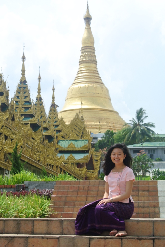 Shwedagon pagoda: the last place I visited in Yangon before I left for America, and the first place I visited when I came back from America. 