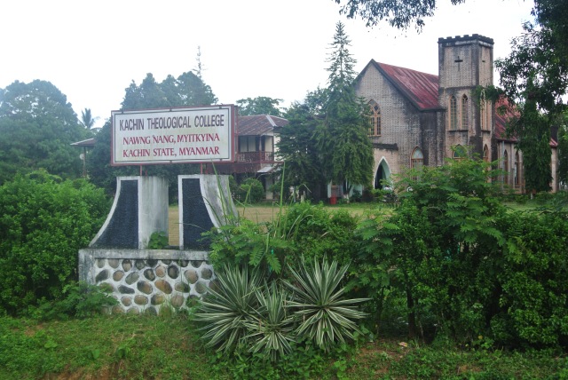 Kachin Theological College located in Nawng Nang village, which is 10 miles north of Myitkyina.